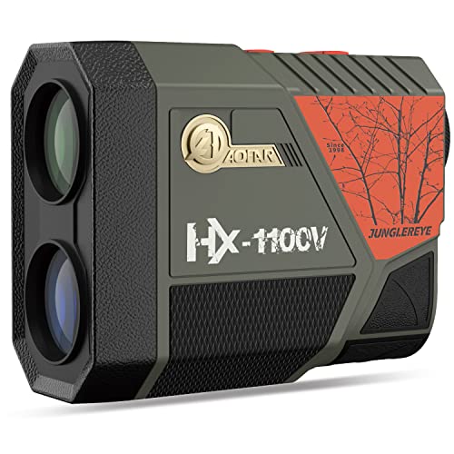 AOFAR HX-1100V Entfernungsmesser Jagd, Bogenschießen, 1100 Yards mit Winkel und horizontale Entfernung, Hohe Präzision, Geschwindigkeit Scan-Modus,6X, kostenlose Batterie, Tragetasche von AOFAR