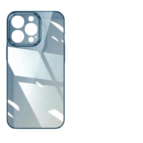 AOGATO Handyhülle Ultra Dünn Transparent Hard -Pc -Hülle Für iPhone 15 14 13 12 11 Pro Max-Für iPhone 15 Plus-Blau von AOGATO