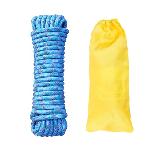 AOIQTTJNB Kletterseil 10mm Statisches Nylon Seil 30m für Höhenrettung, Bergsteigen, Bootstauwerk, Ankertauwerk & Hebezeug Hohe Tragfähigkeit & Abriebfestigkeit﻿ von AOIQTTJNB