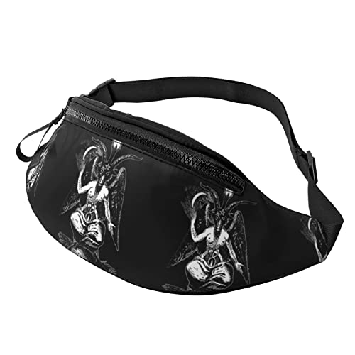 Gürteltasche für Damen Herren Baphomet Satan Devil Workout Gürteltasche Geldbörse Wandern Handytasche Gürteltasche für Damen Herren Baphomet Satan Devil Workout Gürteltasche Geldbörse Wandern Handytasche von AOOEDM
