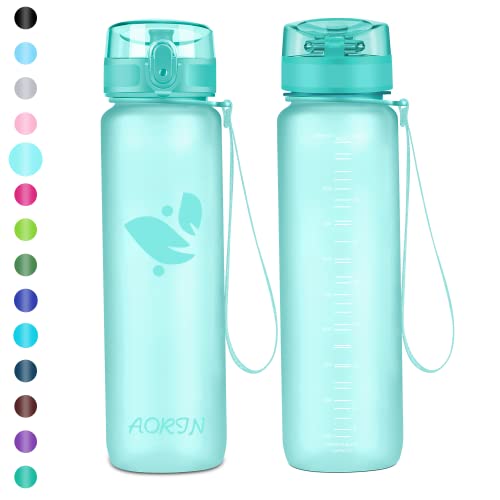 AORIN Trinkflasche - 500ml - Wasserflasche BPA-Frei & Tritan Auslaufsicher Sportflasche, Erwachsene,Trinkflasche Kinder, Fitness,Laufen,Yoga,Fahrrad,Outdoor von AORIN