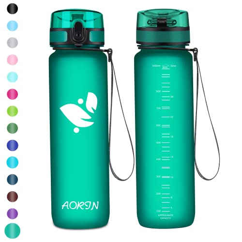 AORIN Trinkflasche - 500ml - Wasserflasche BPA-Frei & Tritan Auslaufsicher Sportflasche, Erwachsene,Trinkflasche Kinder, Fitness,Laufen,Yoga,Fahrrad,Outdoor von AORIN