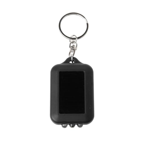 AOSAIXIS Solar Light Keychain Solar LED Schlüsselbund Keyring Taschenlampe Kunststofftextur Für Rucksackungen Und Reisen Essentiell von AOSAIXIS