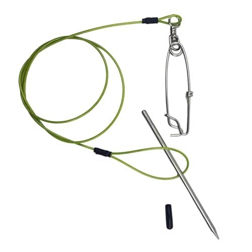 AOSAIXIS Stringer Fischhalter Zum Tauchen Schnell Handspear Nadelhaken Stringer Mit Clip Big Game Angel Clip AOSAIXIS Stringer Fischhalter Zum Tauchen Schnell Handspear Nadelhaken Stringer Mit Clip Big Game Angel Clip von AOSAIXIS