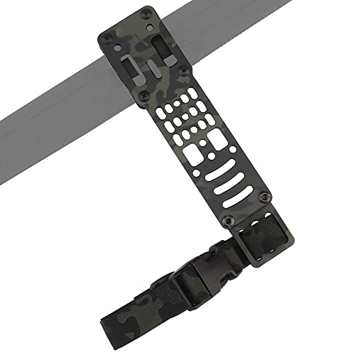 Modulares Metall-Pistolenholster QSLAdapter, Kompatibel mit der QLS-Plattform, Taktischer G-Code-Adapter für Beinabwurf in der Mitte der Fahrt von AOTUMUT