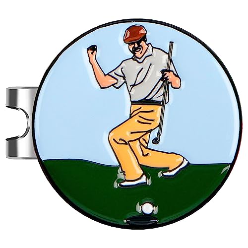 APASTTCA Lustiges Golfball Marker Clip Set Golf Clip Golf Clip Marker Golf Zubehör Geschenk Für Männer Und Frauen Golfball Marker Golf Clip Ball Marker Clip Golfball Position von APASTTCA