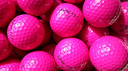 APM-TEC 100 Golfbälle pink, rosa, NEU, Turnierqualität, 432 Dimple Z-03 von APM-TEC