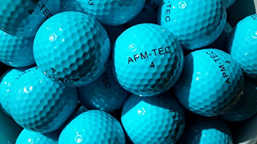 APM-TEC 4 Golfbälle, blau, NEU, Turnierqualität, 432 Dimple Z-03 von APM-TEC