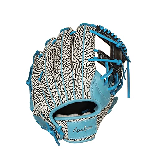 APSDPOA Baseball-Handschuhe, 100 % amerikanische Premium-KIP, Softball-Handschuhe für Männer, Frauen, Erwachsene, Jugendliche, Mädchen, Jungen, Infielder, Außenfelder, 24,9 cm, 25,4 cm, 25,4 cm, 27,9 von APSDPOA