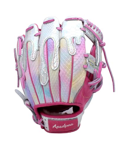 Apsdpoa Baseball-Handschuhe, 100 % amerikanischer Premium, KIP, Softball-Handschuh für Erwachsene, Herren, Damen, Jugendliche, Mädchen, Jungen, Infielder, Outfielder, 24,1 - 26,7 cm, 29,5 - 29,7 cm, von APSDPOA