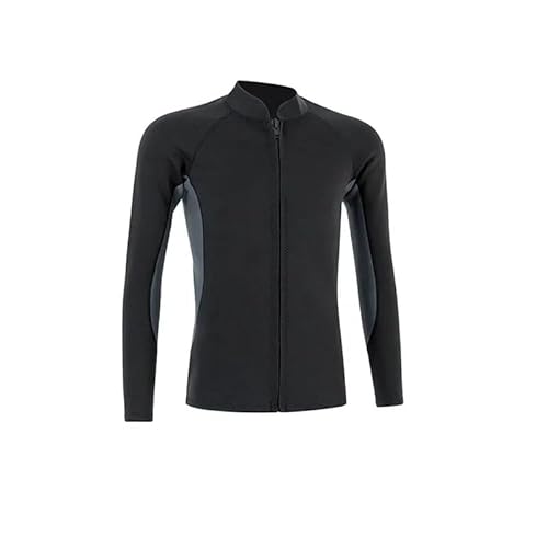 Neoprenanzüge 2 mm, Neoprenanzüge für Herren und Damen, Tauchhosen, Geteilte Jacken – Hosen aus Neopren (Farbe: Grau, Größe: XL) von AQHZB