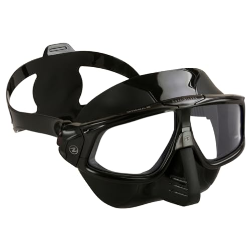 AQUALUNG Unisex-Adult SPHERA X Masks, Black/Black, Einheitsgröße von Aqua Lung