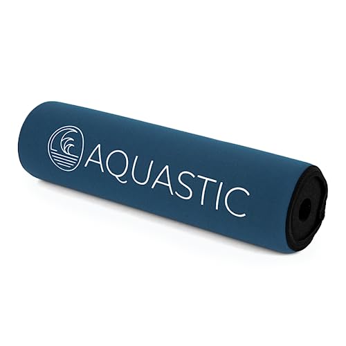 AQUASTIC Boje SUP Paddel Ertrinken Prävention Boje Einfache Installation für 25mm Durchmesser Schaft Neopren NBR Gummi Blau AQS-SFS001 von AQUASTIC