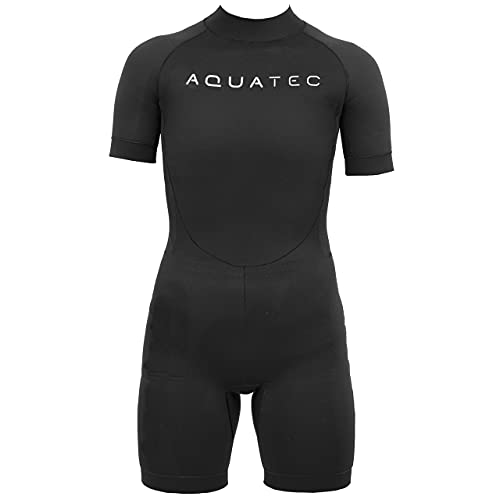 AQUATEC Shorty Neoprenanzug für Kinder - Jungen/Mädchen/Kinder Neoprenanzug | Neopren Badeanzug für Wassersport und Schwimmen | Frühjahr/Sommer | 6X Größenoptionen (15-16 Jahre, 2 mm Dicke) von AQUATEC