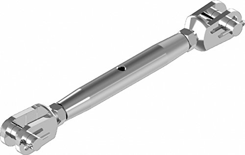 ARBO-INOX® - Spannschloss -Edelstahl A4 - geschlossen - Gabel Gabel - M6 von ARBO-INOX