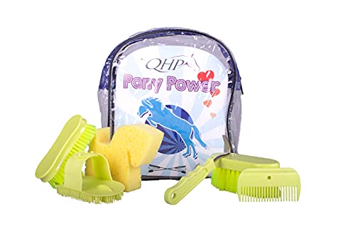ARBO-INOX Pony Power Putzrucksack Putzset für Kinder QHP Farbe apfelgrün von ARBO-INOX