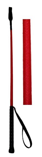 ARBO-INOX Reitgerte mit Klatsche in rot, 65 cm von ARBO-INOX