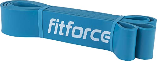 FITFORCE Set Fitnessband Widerstandsbänder Set Trainings Bänder Resistance Band (blau) von ARCORE