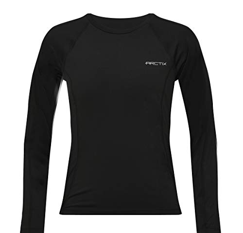 ARCTIX Damen Core Base Layer Crewneck Top Baselayer-Shirt, Schwarz, XL von ARCTIX