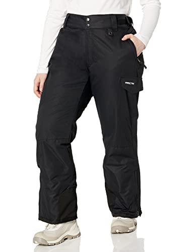 Arctix Damen Isolierte Cargo-Hose für Schneesport Schneehose, Schwarz, X-Large (16-18) Long von Arctix