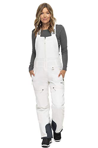 Arctix Damen Umweltfreundliche Traverse Latzhose Ski-Lätzchen, Weiß, Medium von ARCTIX