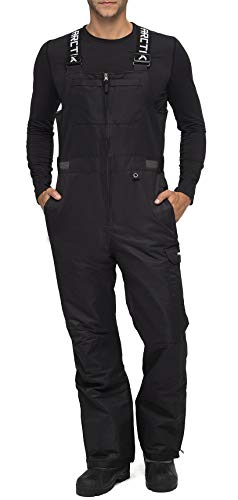 ARCTIX Herren Men's Avalanche Insulated Bib Overalls Ski-Hosen, schwarz, 2X-Large (44-46W 32L) von ARCTIX