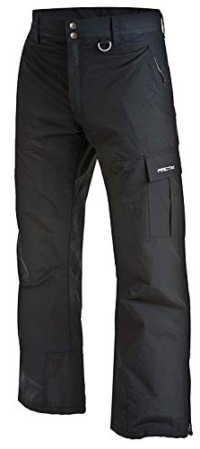 Arctix Herren Mountain Premium Snowboard Cargo Pants Schneehose, schwarz, Medium (32-34W 34L) von Arctix