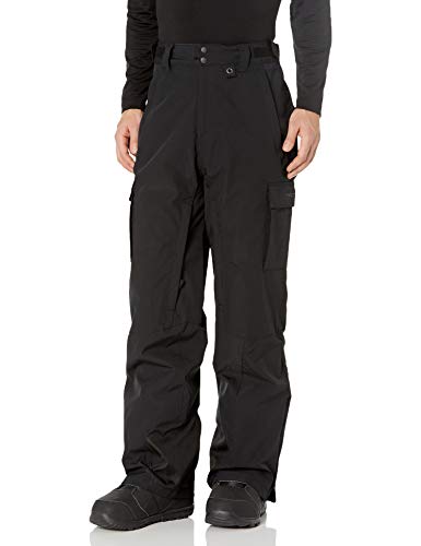 Arctix Herren Mountain Premium Snowboard Cargo Pants Schneehose, schwarz, X-Large/28 Inseam von Arctix