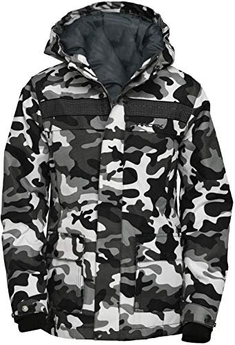ARCTIX Tundra Herren-Jacke mit zusätzlicher Sichtbarkeit, A6, Camouflage-Schwarz, Größe XXL von ARCTIX