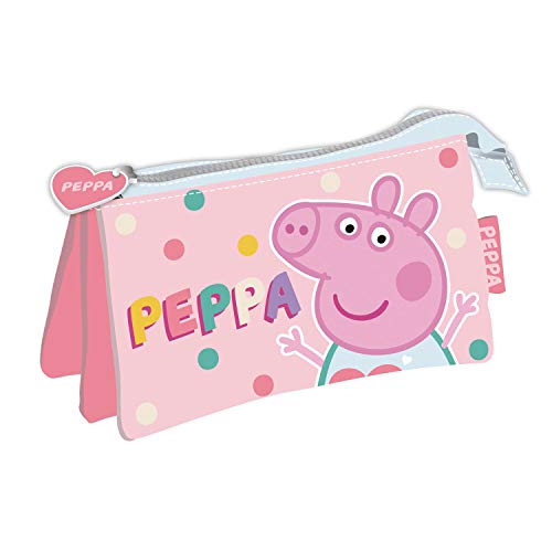 ARDITEX PP13823 EONE-Peppa Pig Federmäppchen, dreifach, 21 x 11 cm von ARDITEX