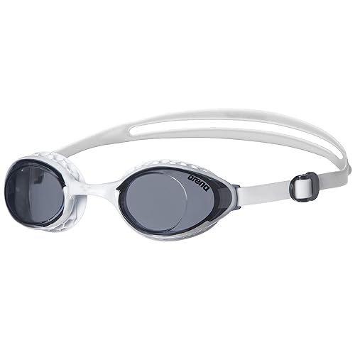 arena Air-Soft Anti-Fog Schwimmbrille Unisex für Erwachsene, Schwimmbrille mit Breiten Gläsern, UV-Schutz, Selbstjustierender Nasensteg, Air-Seals Dichtungen von ARENA