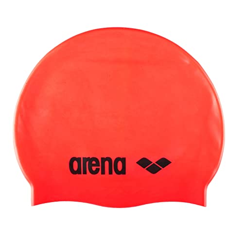 ARENA Badekappe Classic Silicone 91662 Fluored/Black One Size, ACSSC, Rot von ARENA