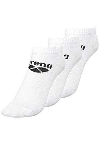 Arena Unisex-Adult Basic Low 3 Pack Socken, White, M von ARENA