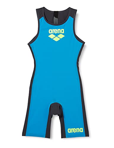 Arena Damen Powerskin Carbon Speedsuit mit Rückenreißverschluss, Fast Blue-Grey, M/40 von ARENA