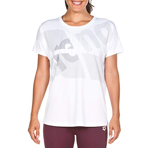 ARENA Damen T-Shirt Gym, White, M von ARENA