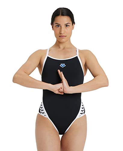ARENA Damen Icons Super Fly Badeanzug, Black-white, 40 EU ARENA Damen Icons Super Fly Badeanzug, Black-white, 40 EU von ARENA