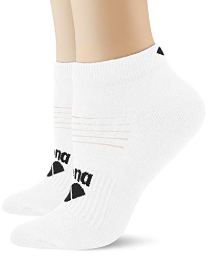 Arena Unisex – Erwachsene Sport Socken Basic Ankle 2er Pack Sportsocken, White, S von ARENA