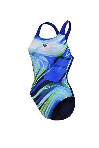 Arena Feel Damen Visual Waves Swim Pro Back Bustier Badeanzug von ARENA