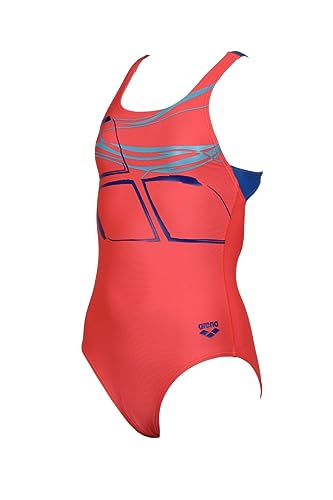 ARENA Feel Mädchen Logo Swim Pro Back Badeanzug, 128 von ARENA