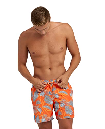 ARENA Herren Allover Boxer Beach Shorts, Nespola-grey Multi, S von ARENA