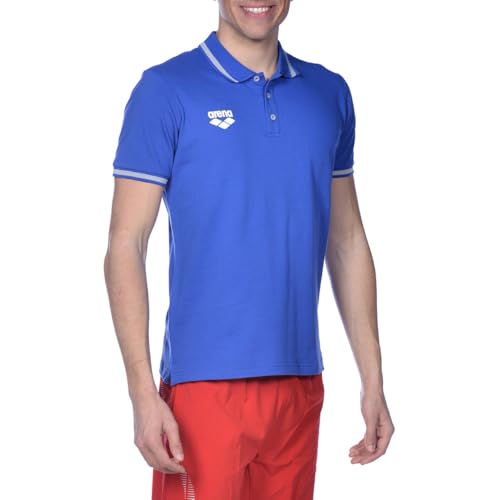 ARENA Herren Arena Team Line Short Sleeve Shirt for Men and Women Polohemd, Royal, XL EU von ARENA