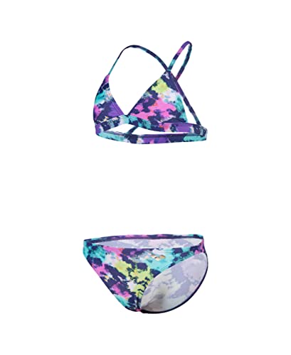 ARENA Mädchen Girls' Arena Tie And Dye Triangle Bikini, Navy, 116 EU von ARENA