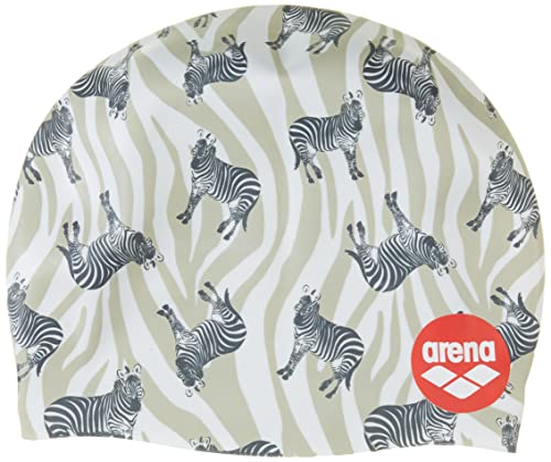 ARENA Poolish geformte Badekappe Zebras von ARENA