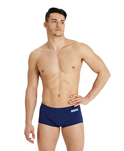 ARENA Herren Mens Team Swim Low Waist Solid Badehosen Shorts, Navy-white, 4 EU von ARENA