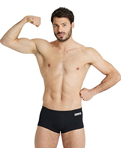 Arena Solid Team Herren-Badeshorts, Schnelltrocknende Badebekleidung, Badehose aus MaxLife Eco Gewebe mit Maximaler Chlorbeständigkeit und UPF 50+ UV-Schutz Arena Solid Team Herren-Badeshorts, Schnelltrocknende Badebekleidung, Badehose aus MaxLife Eco Gewebe mit Maximaler Chlorbeständigkeit und UPF 50+ UV-Schutz von ARENA
