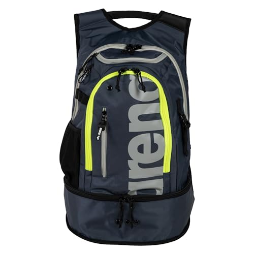 arena Fastpack 3.0 Sportlicher Rucksack für den Strand, das Fitnessstudio und den Sport, Reisetasche aus Wasserabweisendem Stoff mit Gepolsterten Schultergurten, Schuh- und Nasskleiderfach, 40 Liter von ARENA