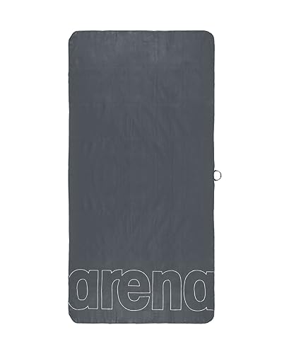 ARENA Unisex-Adult SMART Plus Gym Towel Handtücher, Grey-White, One Size von ARENA