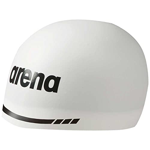 arena Unisex-Adult Soft Badekappe 3D, White, XL von ARENA