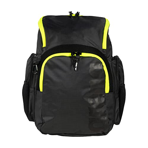 arena Unisex-Adult Spiky III Backpack 35 Rucksack, Dark_Smoke-NEON_Yellow, One Size von ARENA