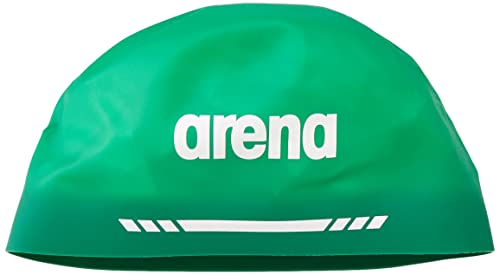 Arena Unisex – Erwachsene 3D Soft Badekappe, Green, L von ARENA